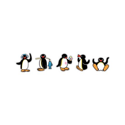 Crocs™ Jibbitz Pingu 5 Pack 