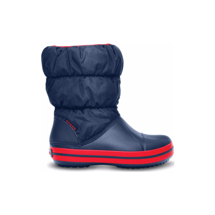 Crocs™ Kids' Winter Puff Boot Dark blue/Red