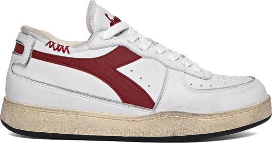 DIADORA Mi Basket Row Cut White/Garnet