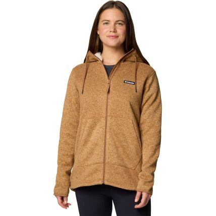 Columbia SWEATER WEATHER SHERPA FULL ZIP II Camel Brown Heather