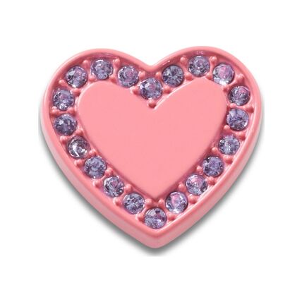 Crocs™ Jibbitz Pink Enamel Heart Gem 