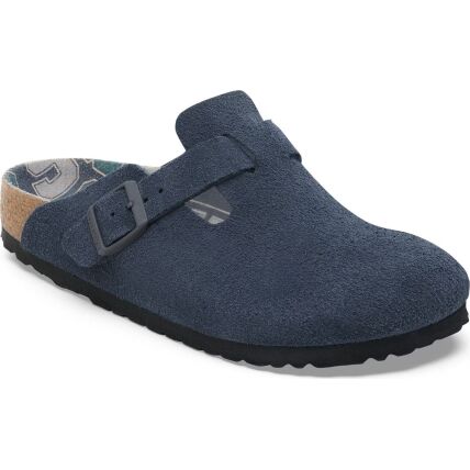Birkenstock Boston Suede Leather Regular New Navy