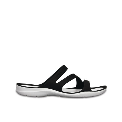 Crocs™ Women's Swiftwater Sandal Black/White
