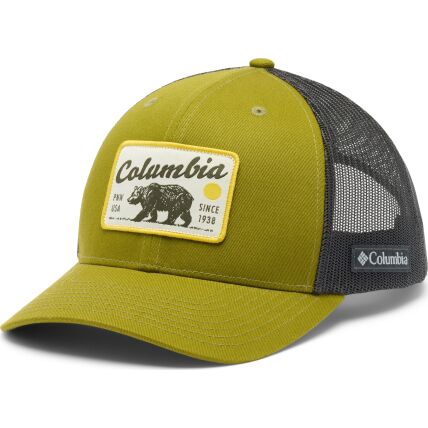 Columbia Mesh Snap Back Mossy Green, PNW Bear