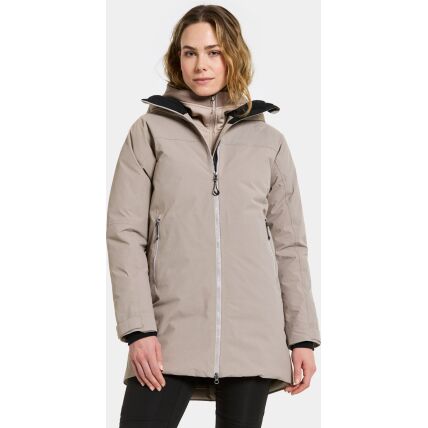 Didriksons Marget Women's Parka Ash Brown
