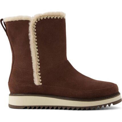 TOMS SUEDE WOMEN'S BERGEN BOOT 10021409 Dark Brown