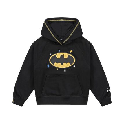 DIADORA JU.HOODIE SUPERHEROES Black