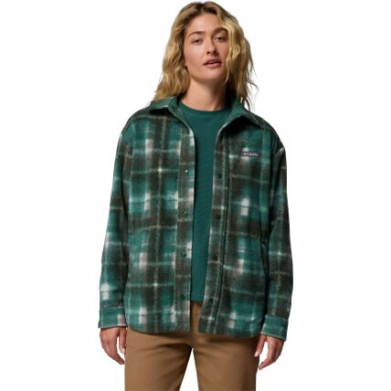 Columbia BENTON SPRINGS SHIRT JACKET II Rain Forest Omblur