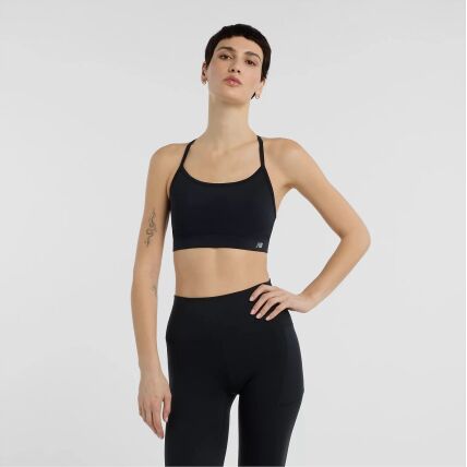New Balance Essential Yoga Bra Black