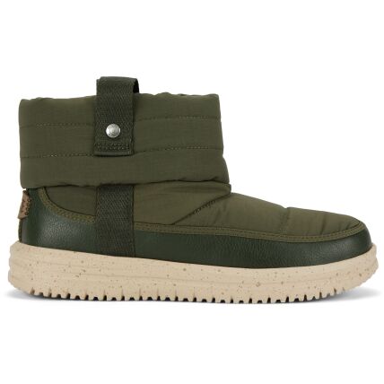 HEYDUDE Camden Cuff Nylon Quilt Women's Dark Olive