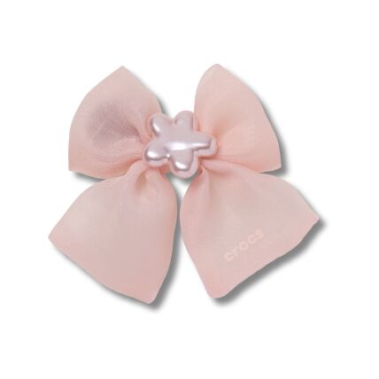 Crocs™ Jibbitz Sheer Pink Bow 