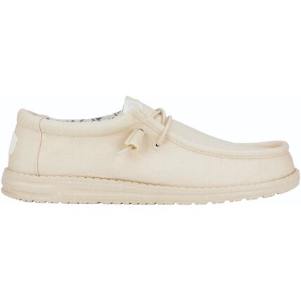 HEYDUDE Wally Stretch Canvas Men 40700 Stone White