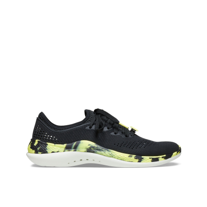 Crocs™ LiteRide 360 Marbled Pacer Men's Black/Citrus