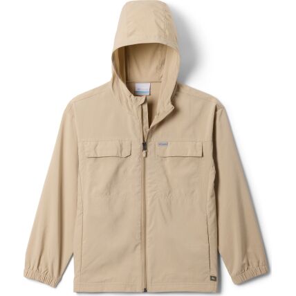 Columbia Skien Valley Hooded Long Sleeve Shirt Youth Ancient Fossil