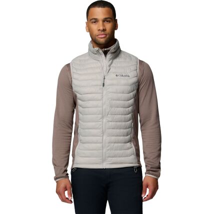Columbia Powder Pass Hybrid Vest Men's Flint Grey, Iron