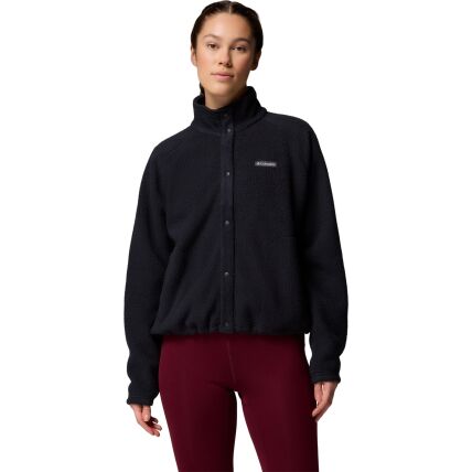 Columbia Jasper Ridge Pebbled Fleece Full Snap Women's Black