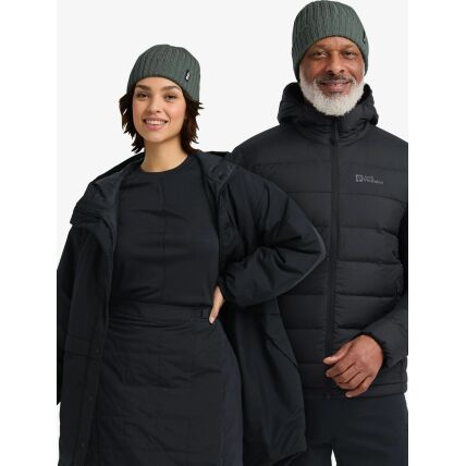 Jack Wolfskin Rib Knit Beanie Slate Green