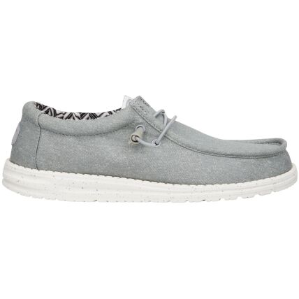 HEYDUDE Wally Stretch Canvas Men 40700 Light Grey