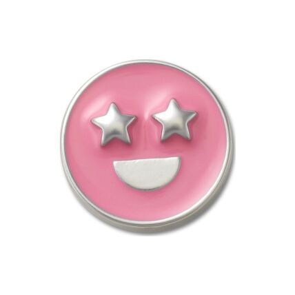 Crocs™ Jibbitz Pink Pastel Enamel Face 