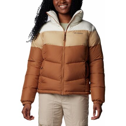 Columbia PUFFECT II COLORBLOCK JACKET Camel Brown/ Canoe/ Chalk