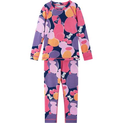 REIMA Wool Mix Base-Layer Set Moomin Trivsam 5200021C Soft Coral 3315