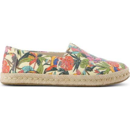 TOMS Multi Birds Of Paradise Canvas 10021889 Natural