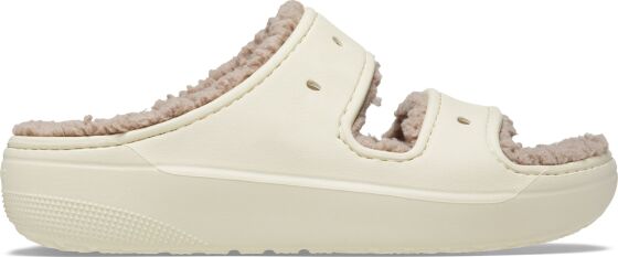 Crocs™ Classic Cozzzy Sandal Bone/Mushroom