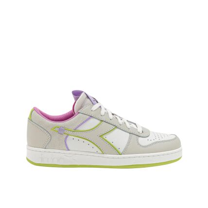 DIADORA Magic Basket Low Label Wn White/Daiquiri Green