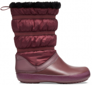 Crocs™ Women's Crocband Winter Boot Burgundy