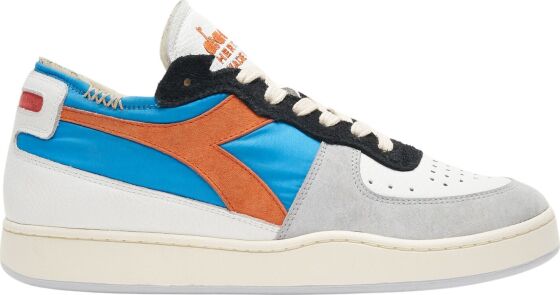 DIADORA Mi Basket Row Cut Milk Breakfast Blue Strong