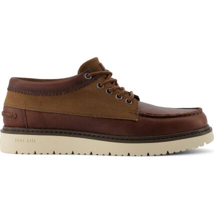 TOMS LEATHER/ WAXED CANVAS MEN'S BOOT 10021387 Brown