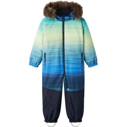 Name It Snow10 Suit Line Aop Fo Dark Denim