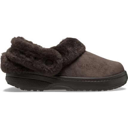 Crocs™ Classic Unfurgettable Vegan Suede Clog Espresso