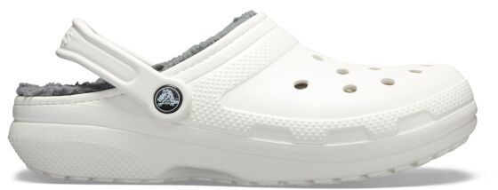 Crocs™ Classic Lined Clog White/Grey