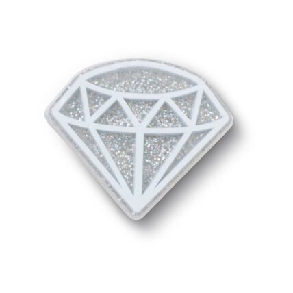 Crocs™ Jibbitz Purple Diamonds 