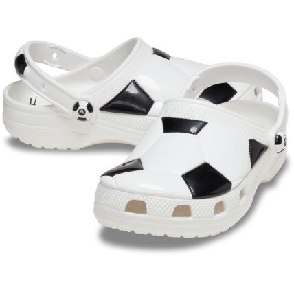 Crocs™ Classic Soccer Ball Clog Kids' White/Black