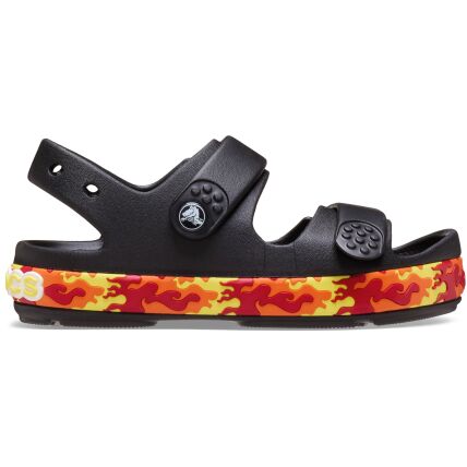Crocs™ CROCBAND CRUISER FLAMES SANDAL KID'S 211269 Black