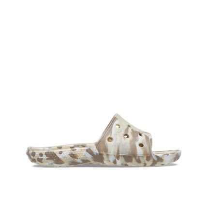 Crocs™ Classic Marbled Slide Bone/Multi