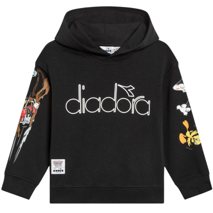 DIADORA JU.HOODIE TEAM Black