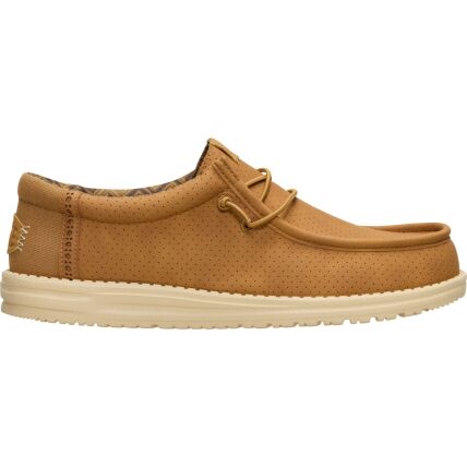HEYDUDE Wally Perf Classic Men's Bone Brown/Boulder Tan