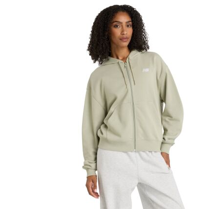 New Balance Sport Essentials French Terry Full Zip Olivine