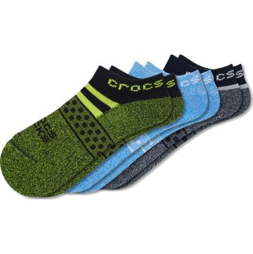 Crocs™  KID LOW BOY POOL PARTY 3 PACK SOCKS Blue / Green