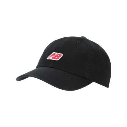 New Balance 6 Panel Patch Logo Hat Black