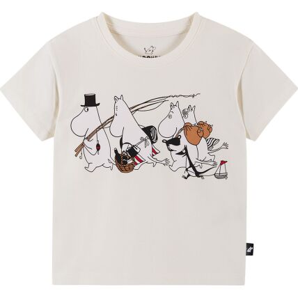 REIMA PF 50+ Organic Cotton Blend T-shirt Moomin Gosa 5200430B Off white 011A