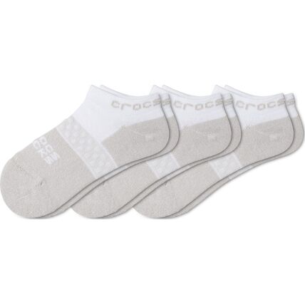 Crocs™ Kid's Low Ever 3-Pack Socks White