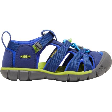 Keen Seacamp II CNX Little Kid's Blue Depths/Chartreuse