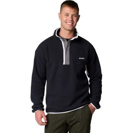 Columbia HELVETIA II HALF SNAP FLEECE MEN'S Black