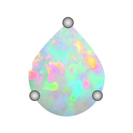 Crocs™ Jibbitz Opalescent Meta SMT Gem 