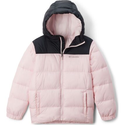 Columbia Puffect Hooded Jacket Kid's Satin Pink/ Black
