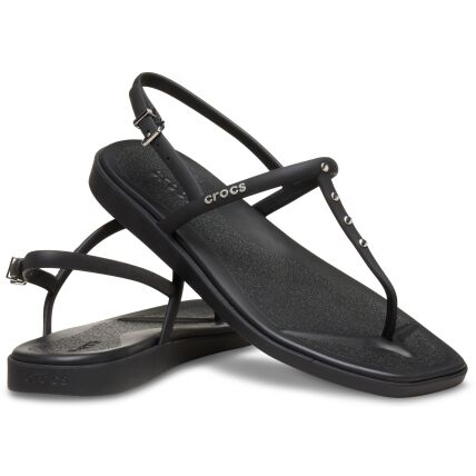 Crocs™ Miami Studded Thong Flip Black